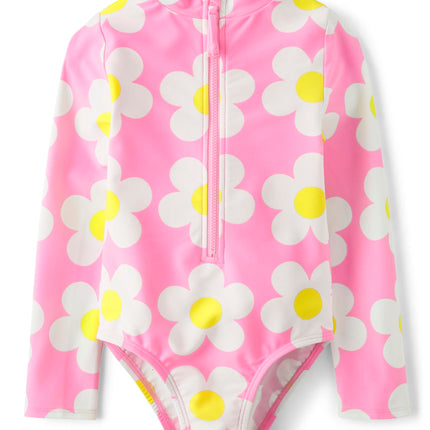 Gymboree Girls' and Toddler Long Sleeve Rashguard 