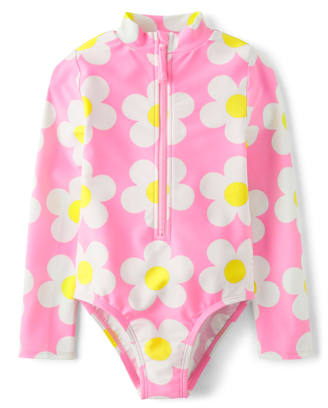 Gymboree Girls' and Toddler Long Sleeve Rashguard 