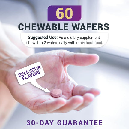Dr. Berg's Vitamin C Complex Whole Food (60 Chewable) 100% Natural Vitamin C from Just 4 Berries, Non-GMO