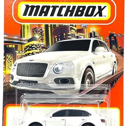 Matchbox 1:64 Scale White Bentley Bentayga Car Die