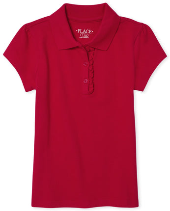 The Children's Place Big Girls' Long Sleeve Ruffle