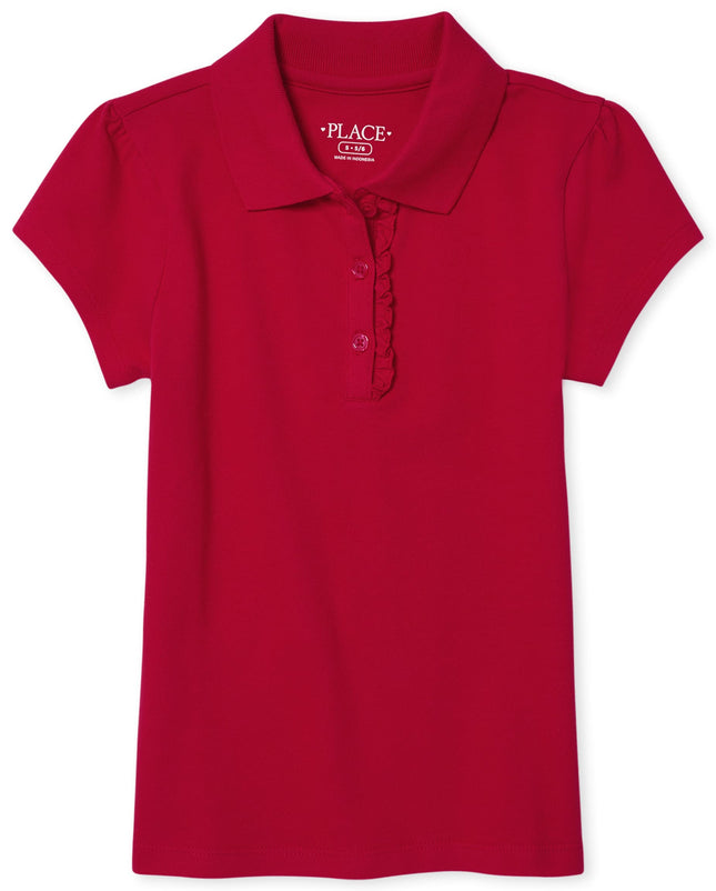 The Children's Place Big Girls' Long Sleeve Ruffle
