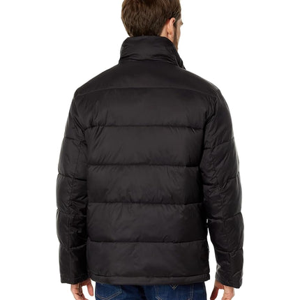 Cole Haan Puffer Jacket Men Can Layer Over Fall and Winter Clothes, Black, XL