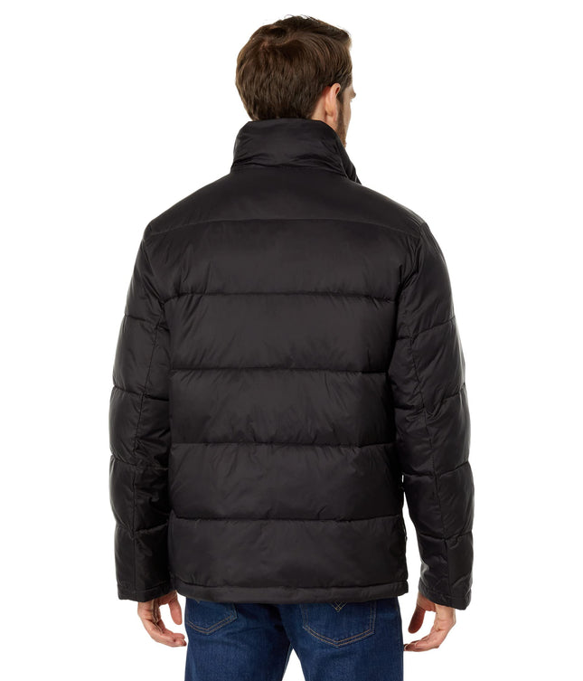 Cole Haan Puffer Jacket Men Can Layer Over Fall and Winter Clothes, Black, M
