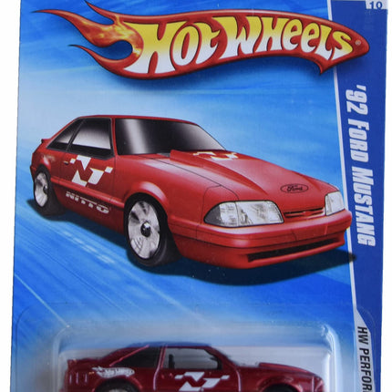Hot Wheels '92 Ford Mustang, HW Permance '10 105/2