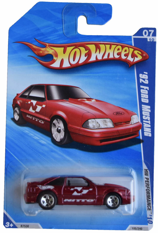 Hot Wheels '92 Ford Mustang, HW Permance '10 105/2