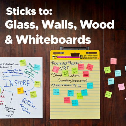 Post-it Super Sticky Easel Pad, 25 in x 30 in Sheets, Yellow Paper with Lines, 30 Sheets/Pad, 4 Pads/Pack, Great for Virtual Teachers and Students (561 VAD 4PK)