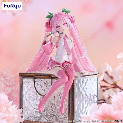 FuRyu - Hatsune Miku - Noodle Stopper Figure - Sakura Miku 2024 Pearl Color ver.
