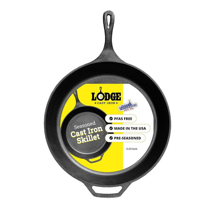 Lodge 33.66 cm / 13.25 inch Pre-Seasoned Cast Iron