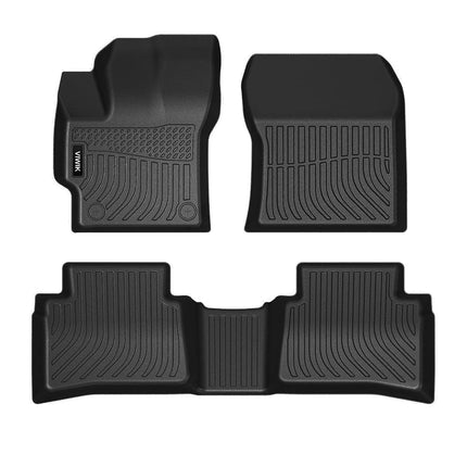 VIWIK Floor Mats for 2020-2023 Corolla Sedan (NOT Fit Hybrid/4 Door Hatchback), Car Mats All Weather Custom Floor Liners Full Set Include 1st and 2nd Row Front & Rear, Automotive Floor Mats TPE Black