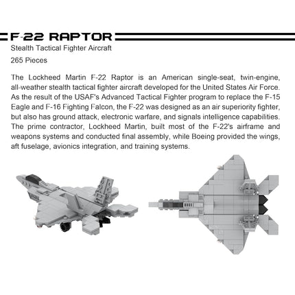 Apostrophe Games 5 Military Building Block Sets (665 Pieces) F-22 Raptor, M1 Abrams Tank, Black Hawk Helicopter, Reaper UAV and Humvee Army Truck Scale Models for Kids and Adults