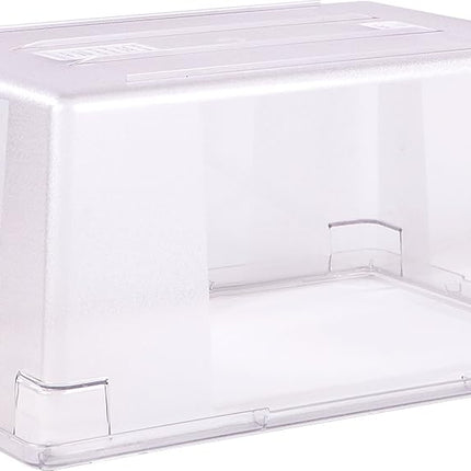 Carlisle FoodService Products Storplus Food Container Storage Container with Stackable Design for Storage, 16.6 Gallons, Clear