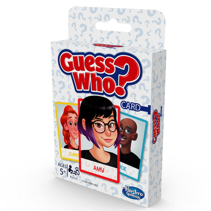 Hasbro Gaming ¿Quién es quién? Juego de cartas para niños de 5 años en adelante, juego de adivinanzas para 2 jugadores