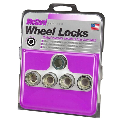 McGard 24019 Wheel Set, Black,Chrome, 4 Locks / 1 Key