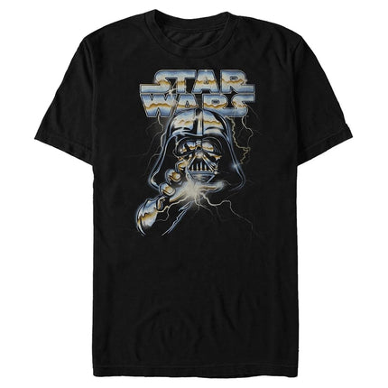 Star Wars Big & Tall Chrome Dome Men's Tops Short Sleeve Tee Shirt, Black, X-Large Big Tall