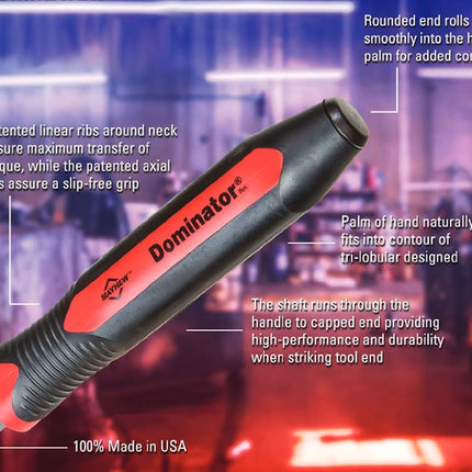 Mayhew Tools 14120 Levier de démontage professionnel Dominator Pro, incurvé, 58 pouces, finition oxyde noir