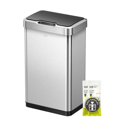 EKO Kitchen Automatic Sensor Rubbish Bin, 50L, Stainless Steel