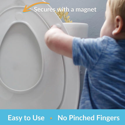 Mayfair 888SLOW 000 NextStep2 Toilet Seat with Built-in Potty Training Seat, Slow-Close, Removable That Will Never Loosen, Round, White, 2-Pack