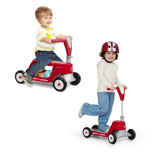 Radio Flyer Scoot 2 Scooter, Toddler Scooter or Ri