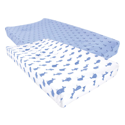 Hudson Baby Unisex Baby Cotton Changing Pad Cover,