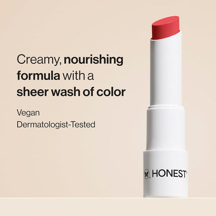 Honest Tinted Lip Balm - Fruit Punch for Women 0.141 oz., 4 g