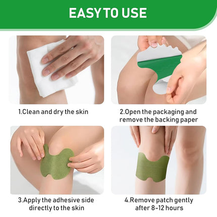 84Pcs Knee Patches，Warming Herbal Patches Wormwood Extract Sticker Heat Patches for Knee, Back, Neck, Shoulder