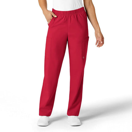 WonderWink Multi-Cargo Pant, Red, X-Small