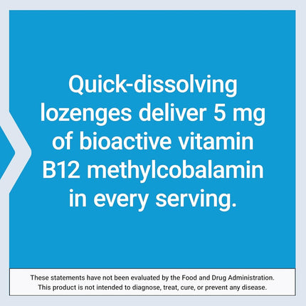 Life Extension Methylcobalamin 5 Mg, 60 Dissolving Lozenges