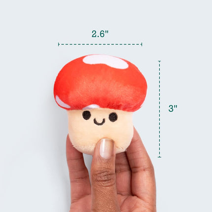 WHAT DO YOU MEME? Emotional Support Mushrooms - The Original Viral Cuddly Plush Comfort Food, Unique Gift for Valentine's Day, Birthdays, Christmas, Friendship & Anniversary's