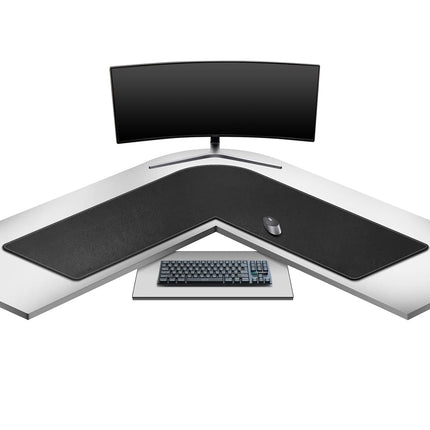 Mydours 46"x46"x16" L Shape Desk Mat, XXL Large PU