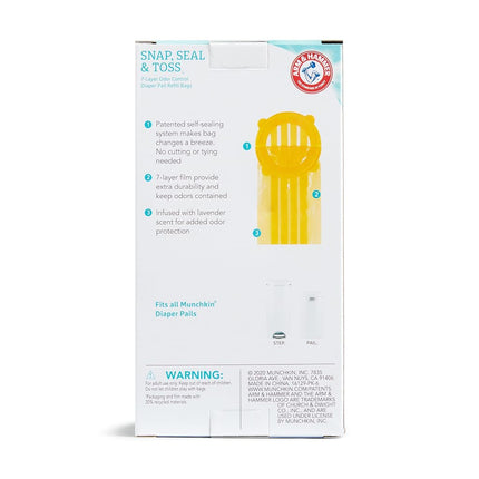 Baby Accessories - Arm & Hammer - Diaper Pail Bag Refills - 6pk 16129