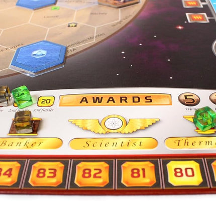 Stronghold Games , Terraforming Mars , Board Game , Ages 14+ , 1-5 Players , 90 - 120 Minute Playing Time
