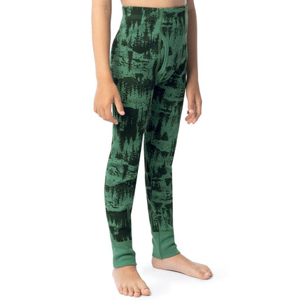 Fruit of the Loom Boys Premium Thermal Waffle Underwear Set, Treescape, 4-5