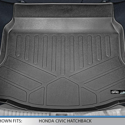 Tapis de coffre MAXLINER toutes saisons noir pour Honda Civic Hatchback 2017-2018 (pas pour les modèles Sport ou Sport Touring)