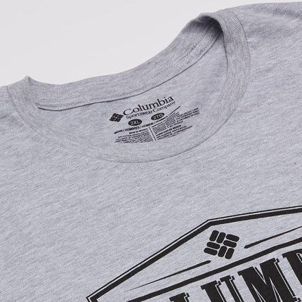 Columbia Men's Graphic T-Shirt, Grey Heather/Switchback, S