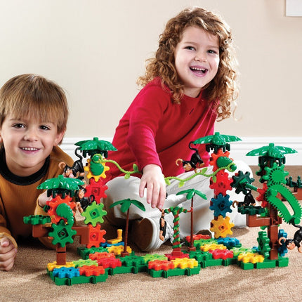 Learning Resources Gears! Gears! Gears! Movin’ Monkeys, Gears & Construction Toy, STEM Toys, Gears for Kids