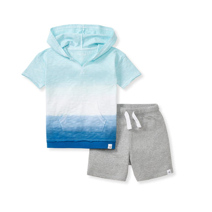 Burt's Bees Baby Short Sleeve Shirt and Pant Set, 