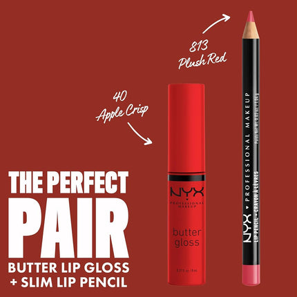 NYX PROFESSIONAL MAKEUP Butter Lip Gloss, 3 Colors, Angel Food Cake, Creme Brulee, Madeleine, 0.27 Fl Oz, Pack of 3