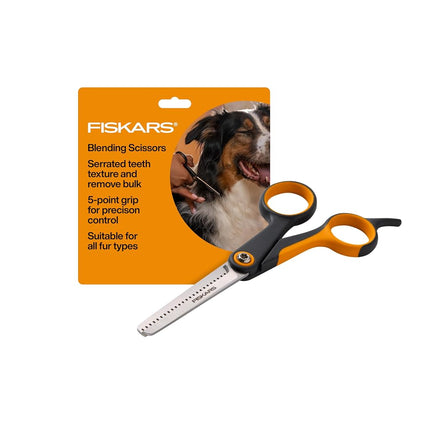 Fiskars Pet Blending Scissors, Durable Precise Ble