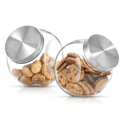 JoyJolt All-Sides Cookie Jar. Set of 2 Cookie Jars