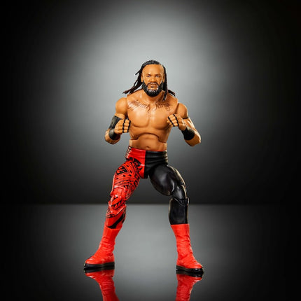 Mattel WWE Elite Action Figure & Accessories, Series #125 Set, 6-inch Collectible Jacob Fatu with 25 Articulation Points & Swappable Hands