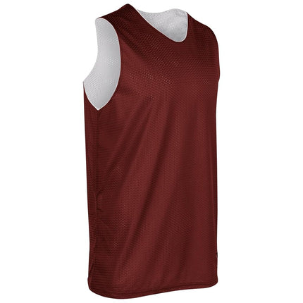 CHAMPRO Men's Zone Reversible Basketball Jersey Cardinal, White