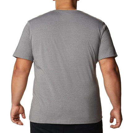 Camisa de senderismo de manga corta Columbia Thistletown Hills para hombre, color gris jaspeado, 1X