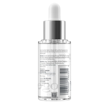Neutrogena Hydro Boost Glow Booster Primer y Sérum, Sérum Facial Hidratante y Humectante Híbrido, Infundido con Ácido Hialurónico Purificado y Diseñado para Hidratar Instantáneamente, 1.0 fl. oz