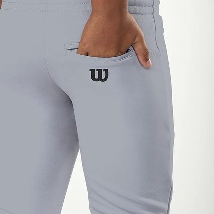 WILSON Boys' P101K Pull Up Knicker Pant, Grey, Small