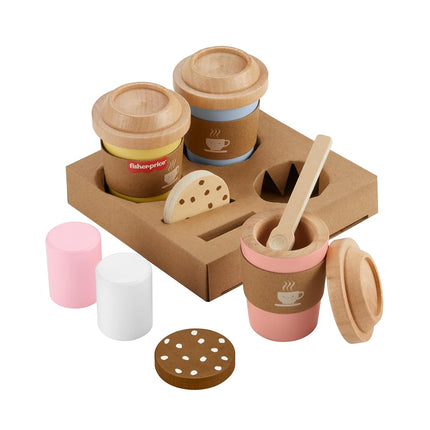 Fisher-Price Wood Coffee To Go Café Set