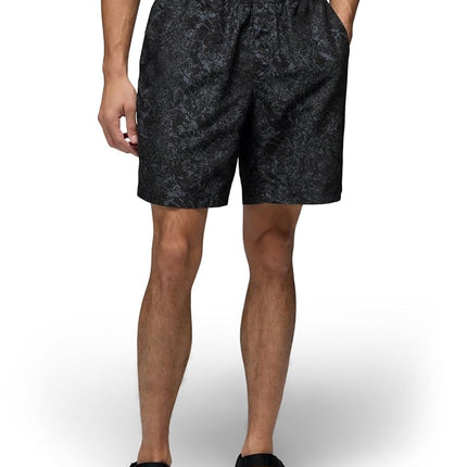 prAna Men's Mojo Short, Grey Blue Sea Spray, X-Sma