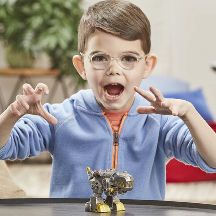Transformers Classic Heroes Team Grimlock Juguete Transformable, Figura de Acción de 4.5 Pulgadas, Relleno de Cesta de Pascua para Niños, Juguetes Preescolares, Edades 3+