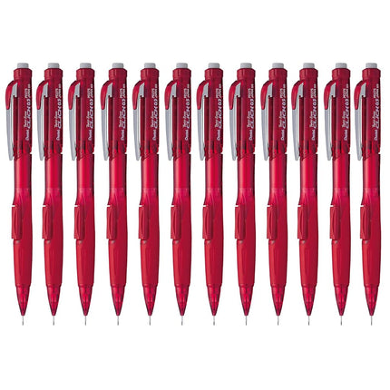 Pentel Twist Erase Click Mechanical Pencil 0.5 mm (Pack of 12 red