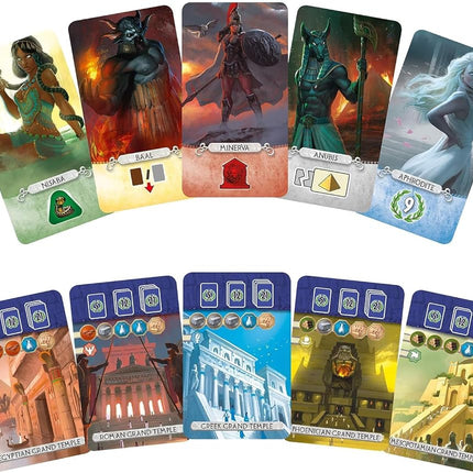 Asmodee 31401 7 Wonders Duel Pantheon Card Game